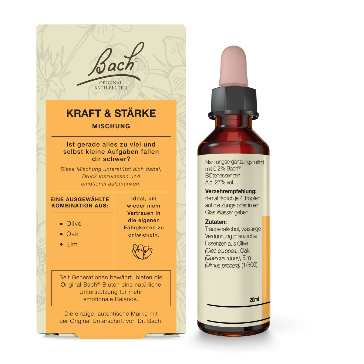 Bach®-Blütenmischung Kraft & Stärke, 20 ml