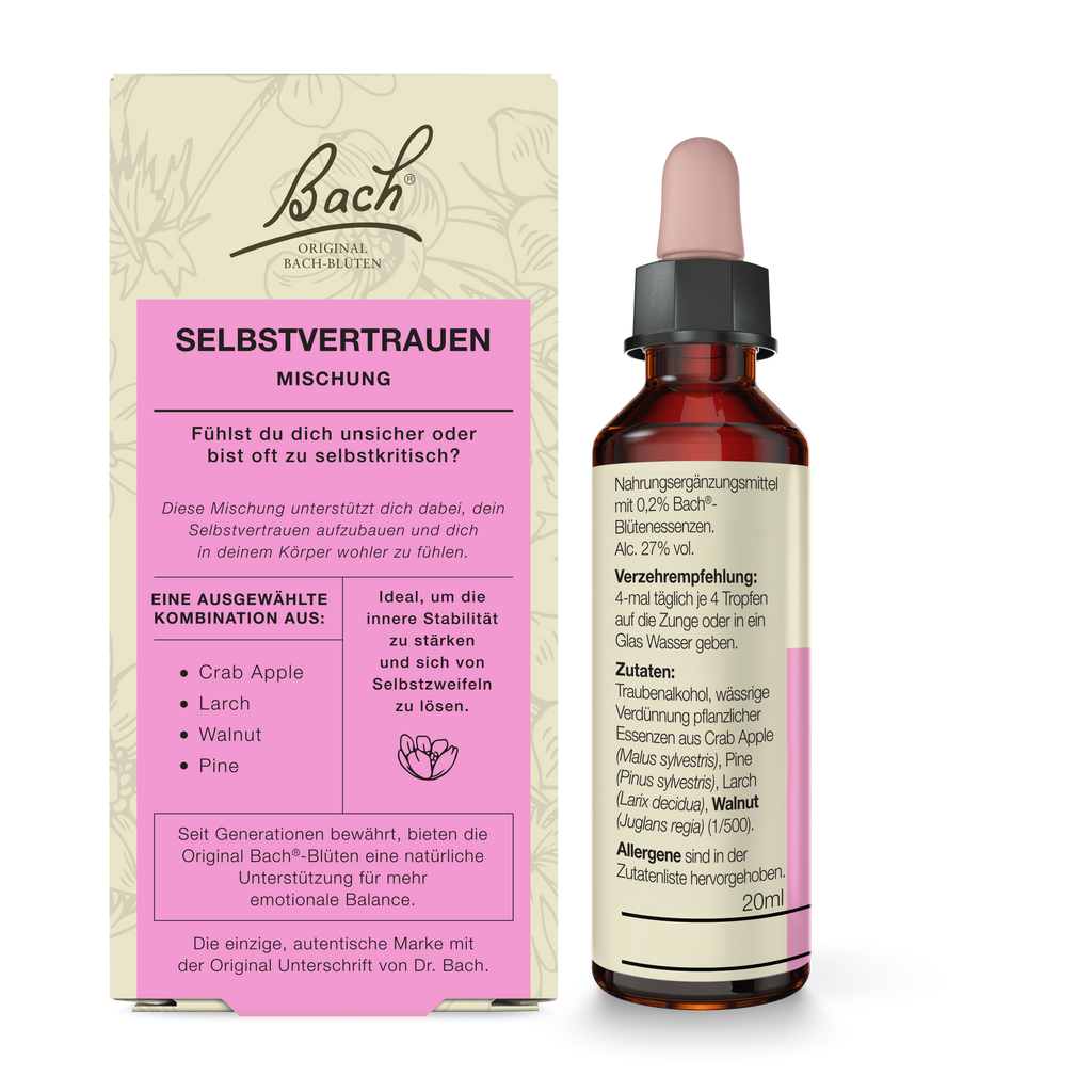 Bach®-Blütenmischung Selbstvertrauen, 20 ml