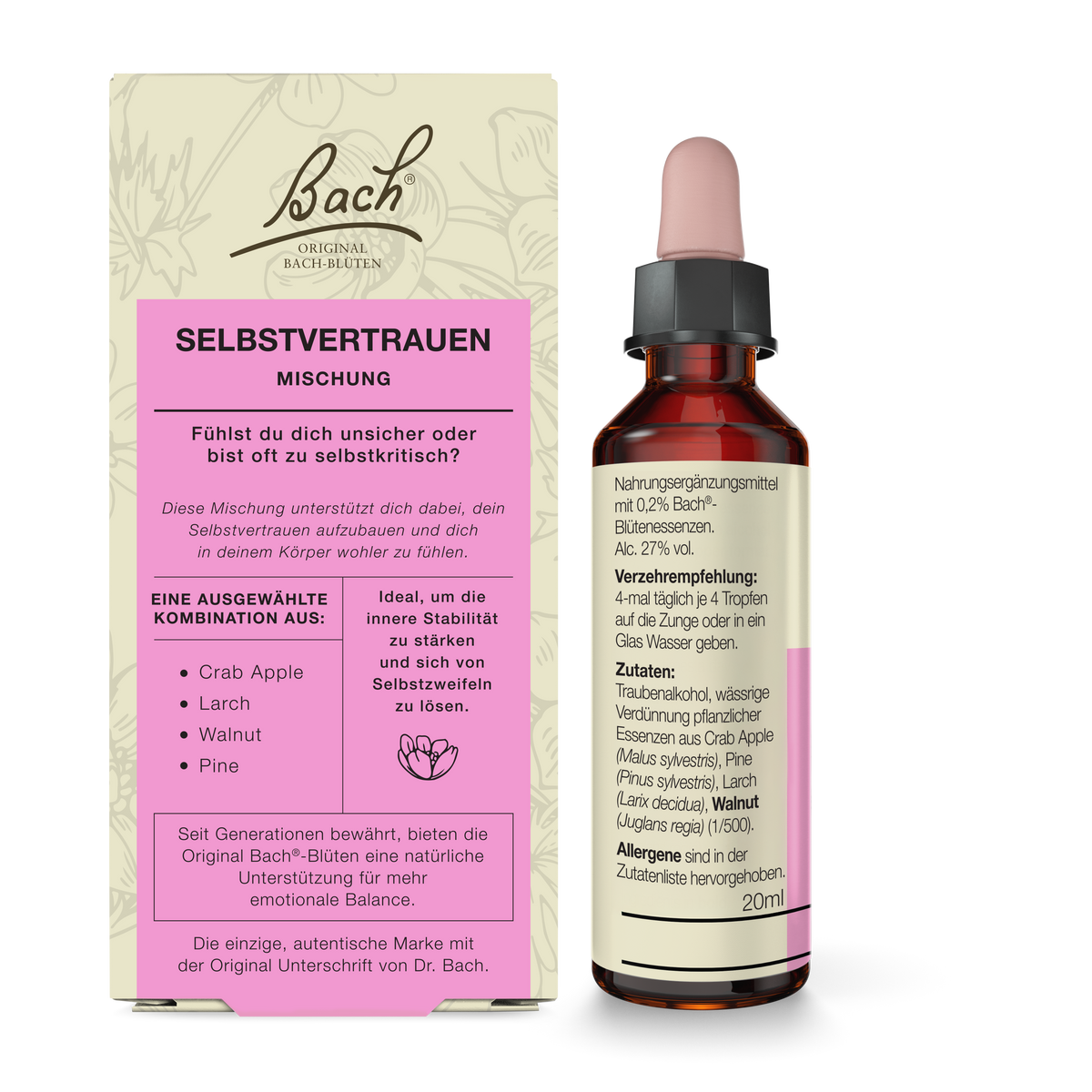 Bach®-Blütenmischung Selbstvertrauen, 20 ml