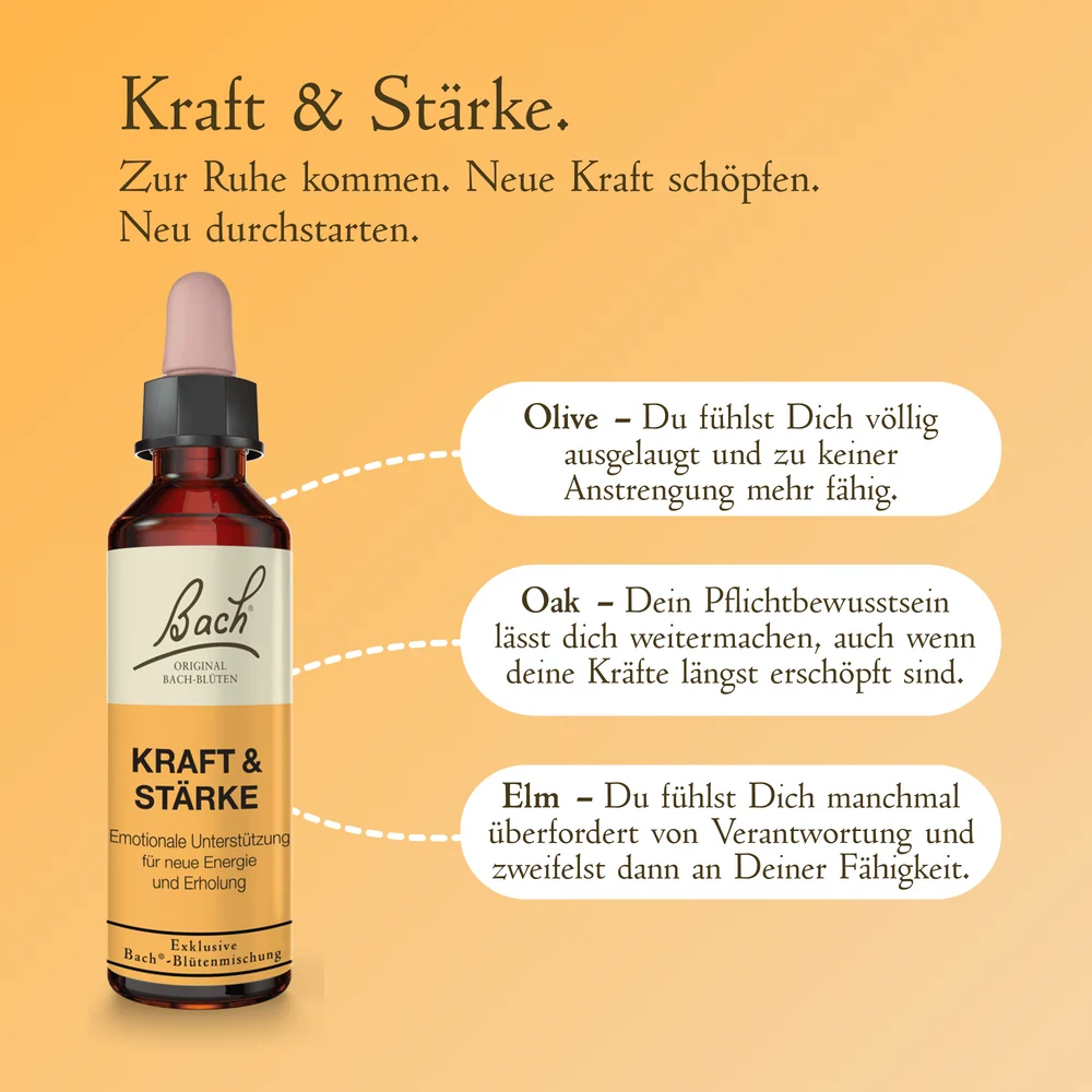 Bach®-Blütenmischung Kraft & Stärke, 20 ml