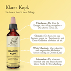 Bach®-Blütenmischung klarer Kopf, 20 ml