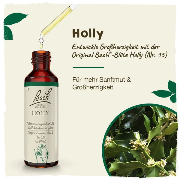 Bach®-Blüte Nr. 15 Holly (Stechpalme), 20 ml