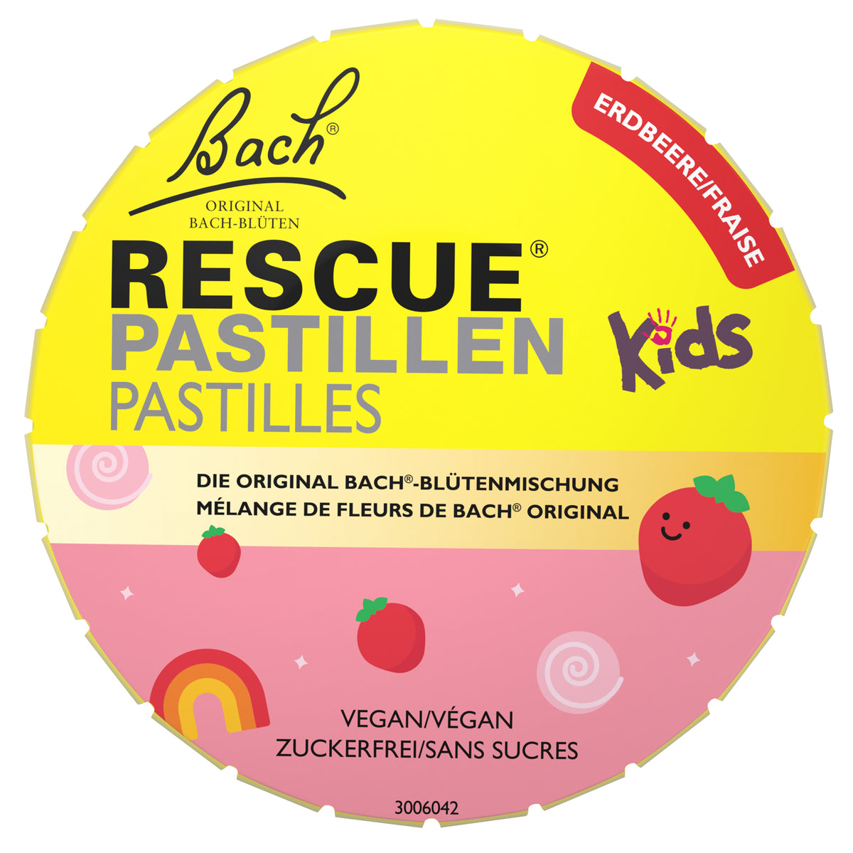 RESCUE® Kids Pastillen Erdbeere, 50 g
