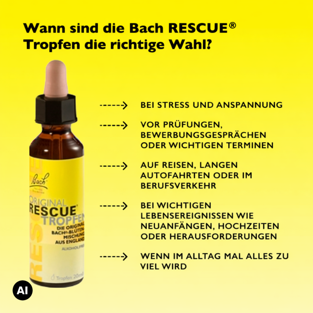 RESCUE® Tropfen ohne Alkohol, 20 ml