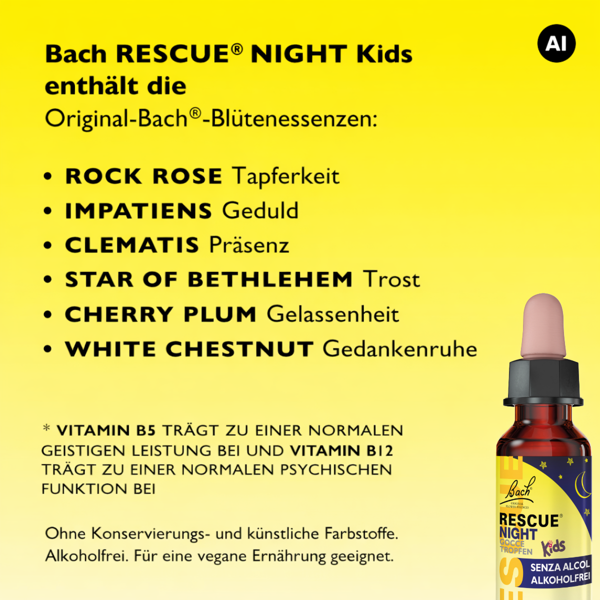 RESCUE® Kids Night Tropfen, 10 ml